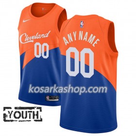 Dres Cleveland Cavaliers Prilagođeni Nike 2018-19 City Edition Plava Swingman - Dječji